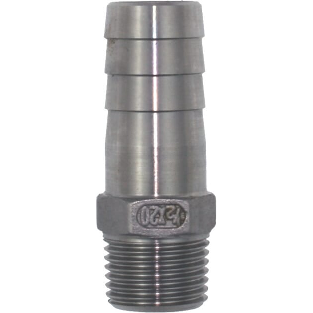 1006842 1006840 Rørdeler Slangekopling han med utvendige rørgjenger syrefast stål 316..jpg