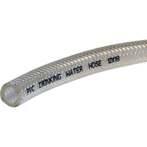 Slange PVC, drikkevann 12 mm